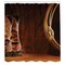 Ambesonne Western Shower Curtain, American Style Cowboy Wild West Culture Sports Team Roping Barn Print, Cloth Fabric Bathroom Decor Set with Hooks, 69" W x 70" L, Umber Brown